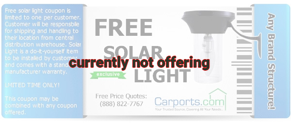 solar light coupon